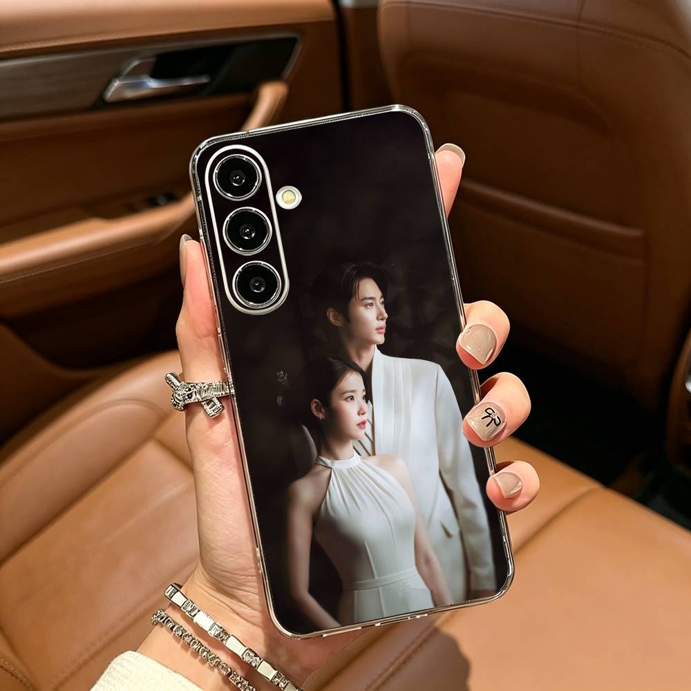 Hit drama-P-Perfect-C- Crown Clear Soft Silicone Phone Case for Samsung Galaxy A71, A70, A52, A51, A40, A30