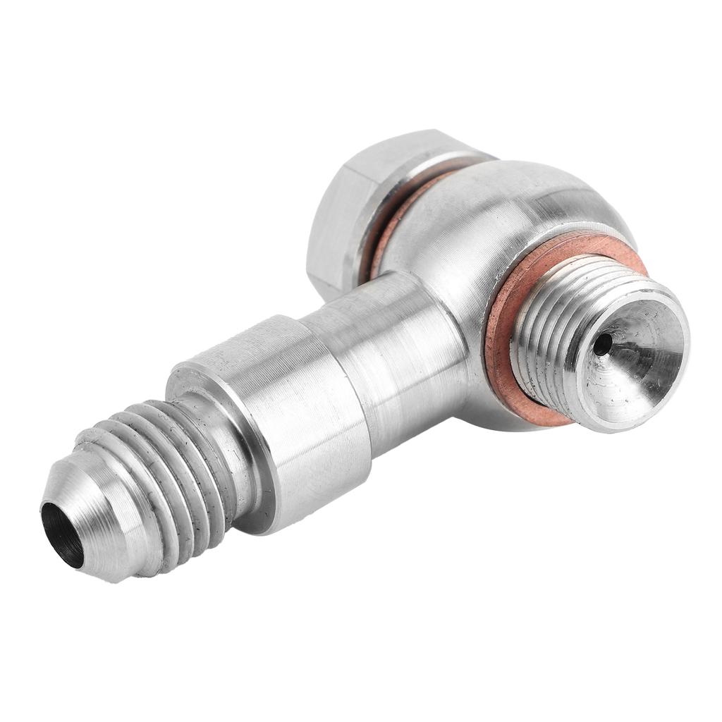 M11x1.0 to 4AN Turbo Oil Feed 1.0mm Restrictor Mild Steel Fitting for GT2871 GT3071R