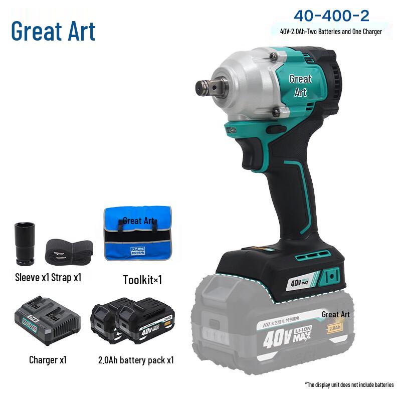 

DaYi 40V Brushless Cordless Electric Impact Wrench CN plug (adapter included)