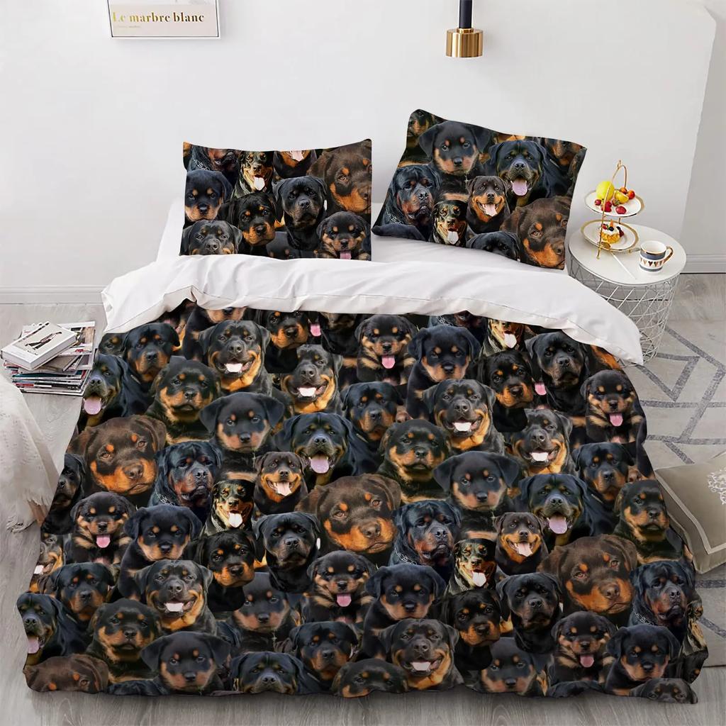 Uroczy maltańczyk Zestaw poszwy na kołdrę Motyw rasy psa Zestaw pościeli Mikrofibra Kawaii Zwierzęca poszwa na kołdrę Twin King Na prezenty dla miłośnika zwierząt