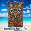 Deer Theme Beach Towel Personalized Custom Name & Text Soft Quick Dry Beach Towel for Swimming Travel