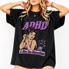 Funny ADHD Shirt, A Diva Has Distractions, Retro Comic Girl Graphic Tee, Neurodivergent Humor Shirt, Pop Art Diva Top, Birthday Gift for Her