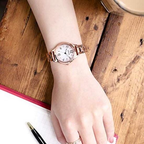CITIZEN Wicca Solar Tech Radio-Controlled Watch (Pink Gold / Daily Life Water Resistant Ladies) KS1-261-91 #Sparkling Diamond Radio