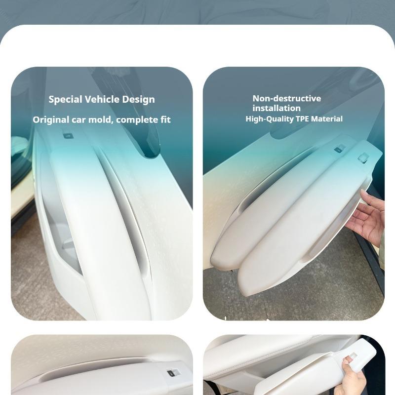 For Geely EX2 Car TPE Door Armrest Protector Panel Anti Dirty Cover Interior Modified