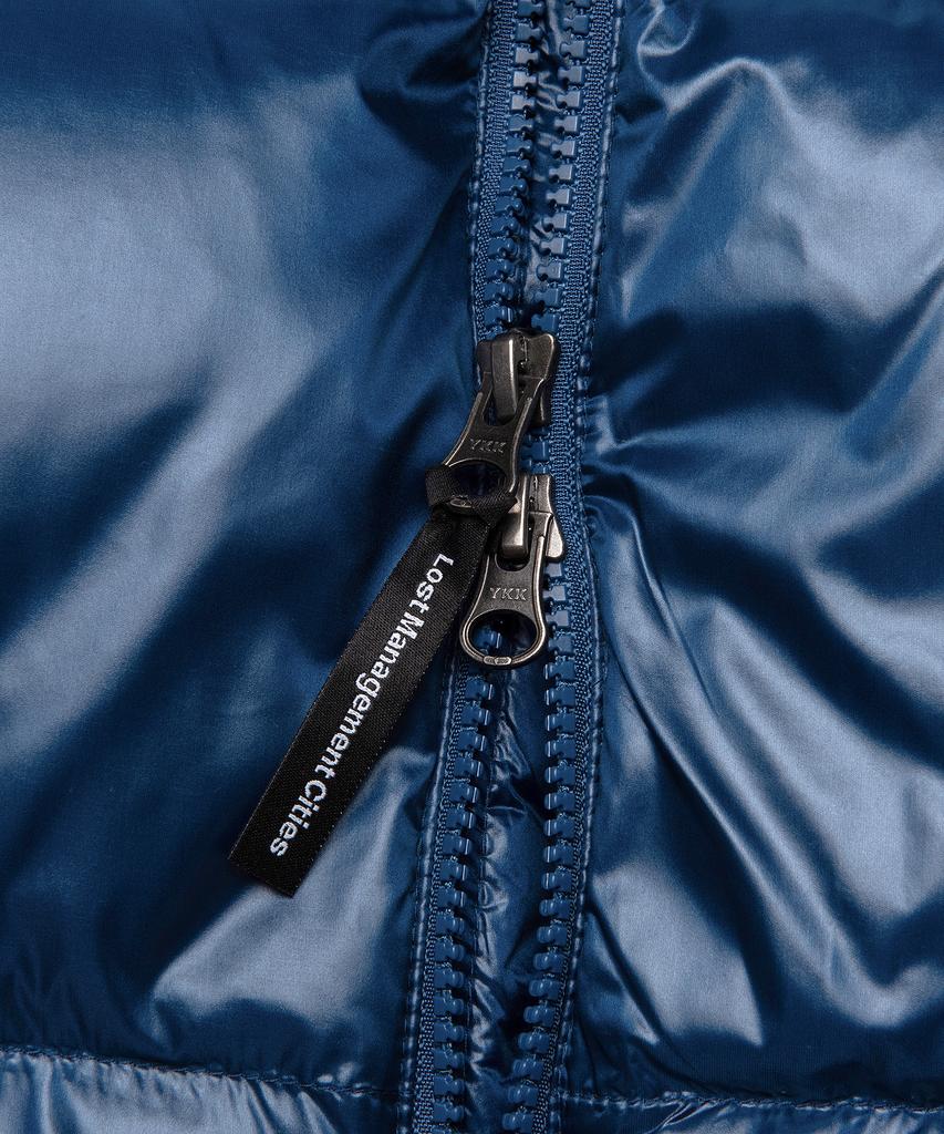 Lmc Og Glossy Puffer Duck Down Parka Blue