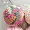 Cat Ball Toy 6-pieces Colorful Interactive Scratcher Playing With Bell Cat Toy For Indoor Outdoor Couch Corner Home Apartment
