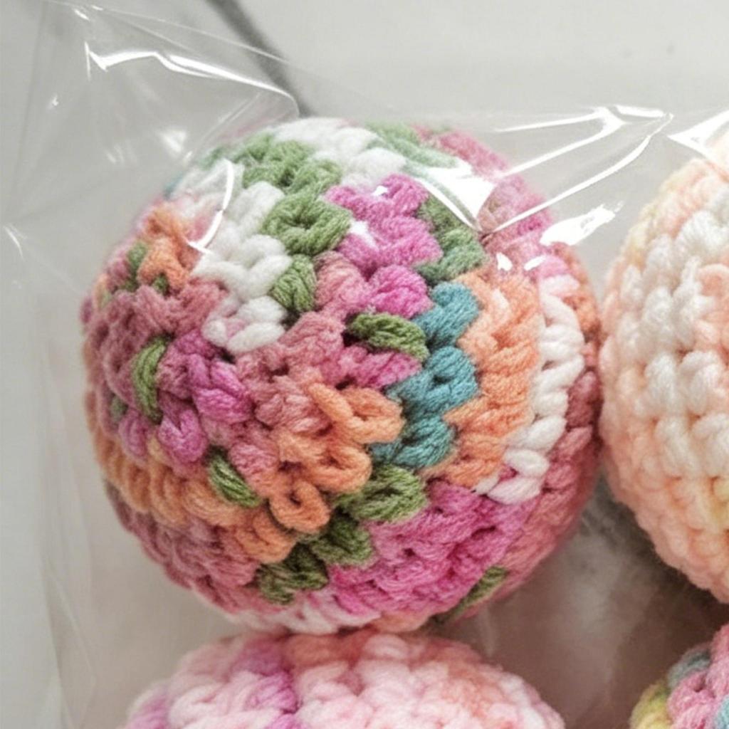 Cat Ball Toy 6-pieces Colorful Interactive Scratcher Playing With Bell Cat Toy For Indoor Outdoor Couch Corner Home Apartment
