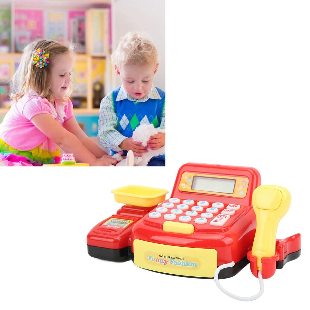 JAWL Kids Cash Register Safe and Educational Mini Cash Register Toy for Home Ages 3 and Up Toy, Use,