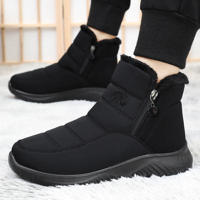 Fashion Men's Boots High Quality Men's Snow Boots Anti-Slip Winter Ankle Boots Outdoor Winter Shoes Men's Couple Warm Sneakers Botas