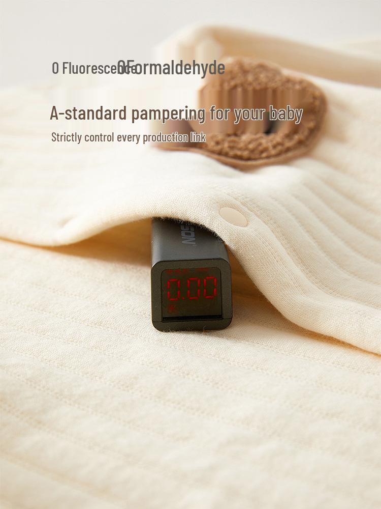 Infant Cotton Long-Sleeved Romper: Warm, Soft, Boneless Suit for Spring, Autumn, and Winter