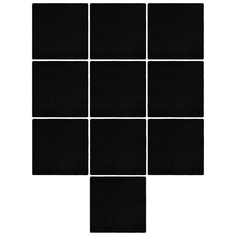 10 Pieces Lightweight Square Scarves Breathable Polyester Head Cover for Daily Outfits Four Season Sports Bandanas