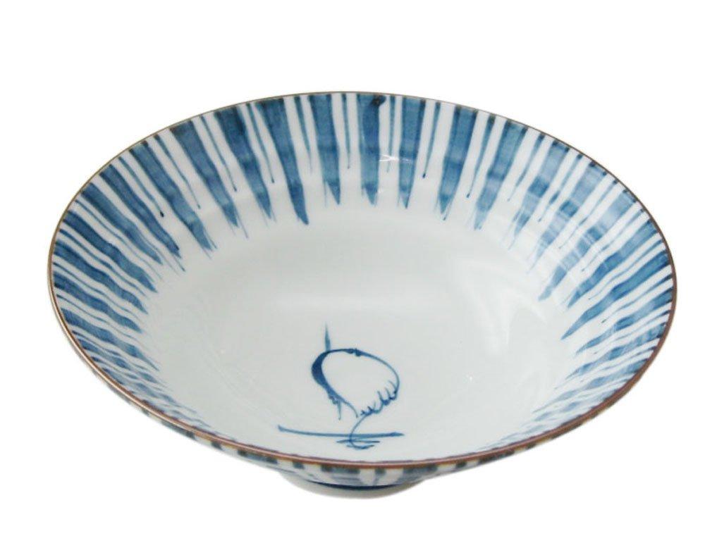 

Hamato Hasami ware Koshogama Sagi Tokusa flat tea bowl white 2-08 белый