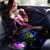 1PC Colorful Cheshire Cat Plush Blanket - Seasonal Decorative Throw for Home, Soft Flannel Throw Blanket - Versatile & Cozy for Bedroom, Liv
