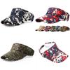 Unisex Kappe mit digitalem Camouflage-Muster und verstellbarer Passform für Sommer im Militärstil