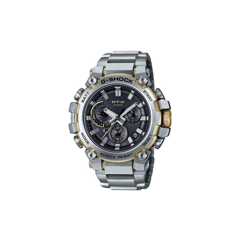 

Casio MT-G series G-SHOCK MTG-B3000 series 200 meters waterproof six-station radio wave Bluetooth connection solar power quartz MTG-B3000D-1A9JF чёрный