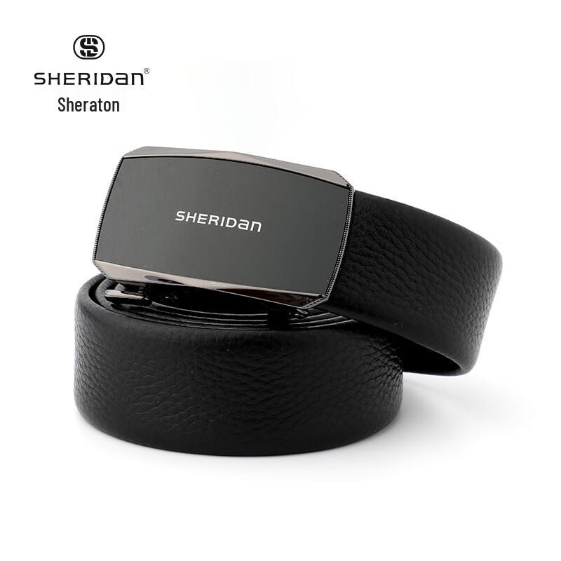 Мужской деловой кожаный ремень Sheraton 110cm