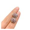 Cross Border Electroplating Separation Of Pink Rings Flower Necklaces Earrings Bridal Jewelry Set Combination