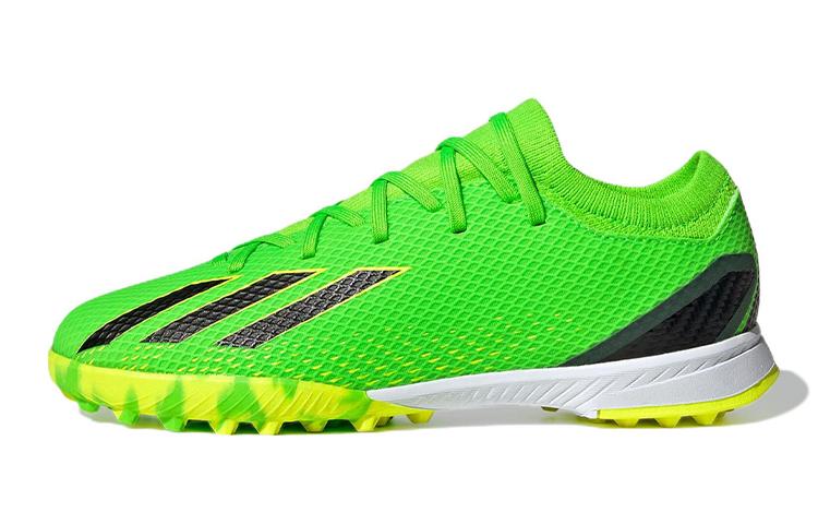 

Adidas X Speedportal 3 TF J Slip Resistant Abrasion Resistant Low top Kids Soccer Shoes Neon Green Kids GW8489 38