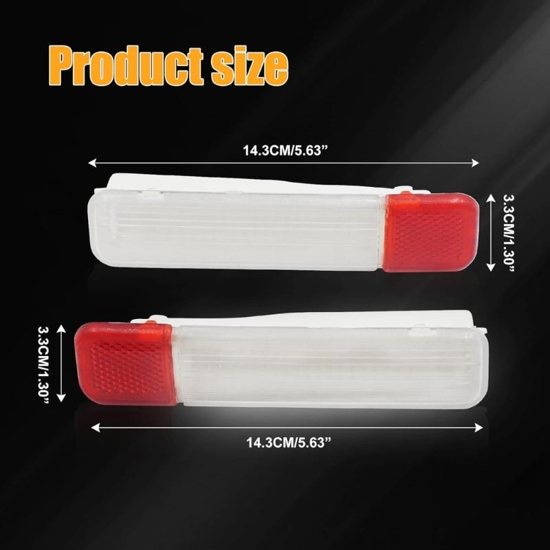 2x Bright Welcome Light Door Panel Courtesy Lamp for 3500 K1500 15021517 923-104