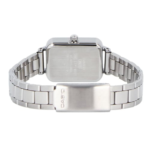 Casio Cheap Casio Chipkashi Watch Ladies Quartz Analog Brass Stainless Steel Silver Ice Blue LTP-V009D-2E