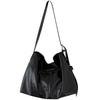 Wide Shoulder Strap Single Shoulder Bag with A Laid-back Style, Large Capacity, Suitable for Commuting, and A Slanted Tote Bag.
