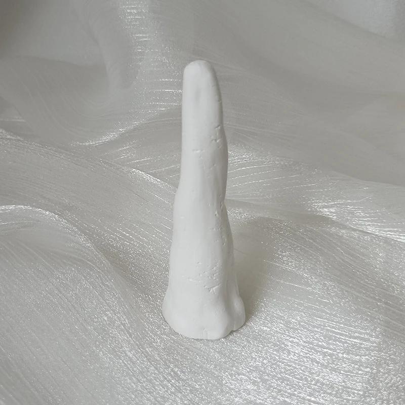 Creative hand-made gypsum ring holder display jewelry art display display placement frame jewelry photography props