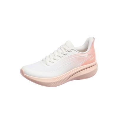 Cloud Tracking Comfortable Fashion Shock Absorbing Durable Low Top Training Running Shoes Women Sneaker Paper-White Peach-Orange 122515522-2