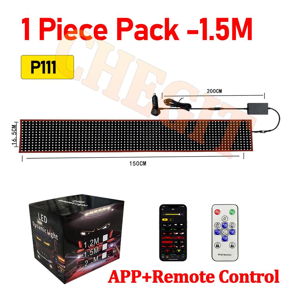 Big Demon Eyes APP Remote Control Car Matrix Pixel Panel Night Light Programmable Flexible Display for Car Truck SUV Accessorie