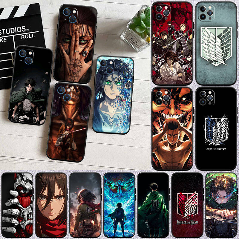 MH16 Attack on Titan Hülle für Samsung Note 20 10 S25 Plus Ultra Lite FE A51 A52 A53 A71 A72 A73 M20 M30 M21 M31 M51 A11 A70 A56 A26