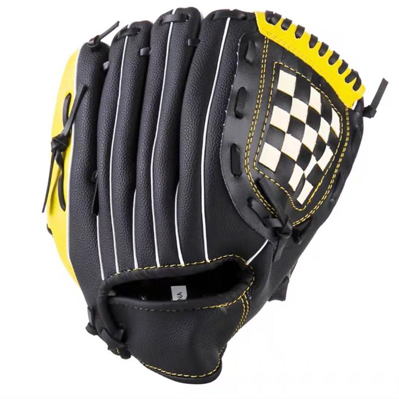 Youth Adult Softball Baseball Glove PU Leather Catcher Fielding Mitt Kids Teens Men Women