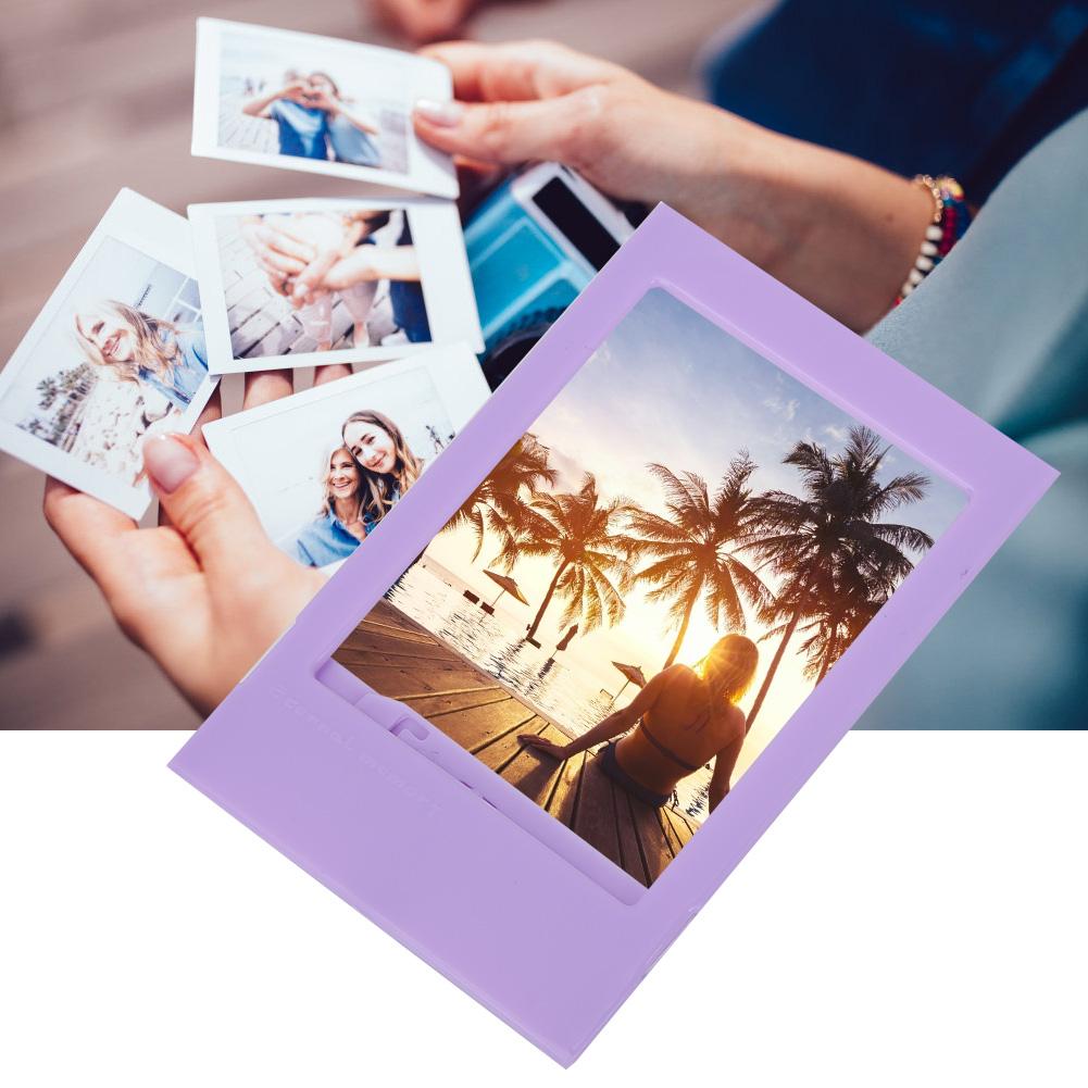 1PCS Desk Photo Frame Photos Ture Holder for (Pink)