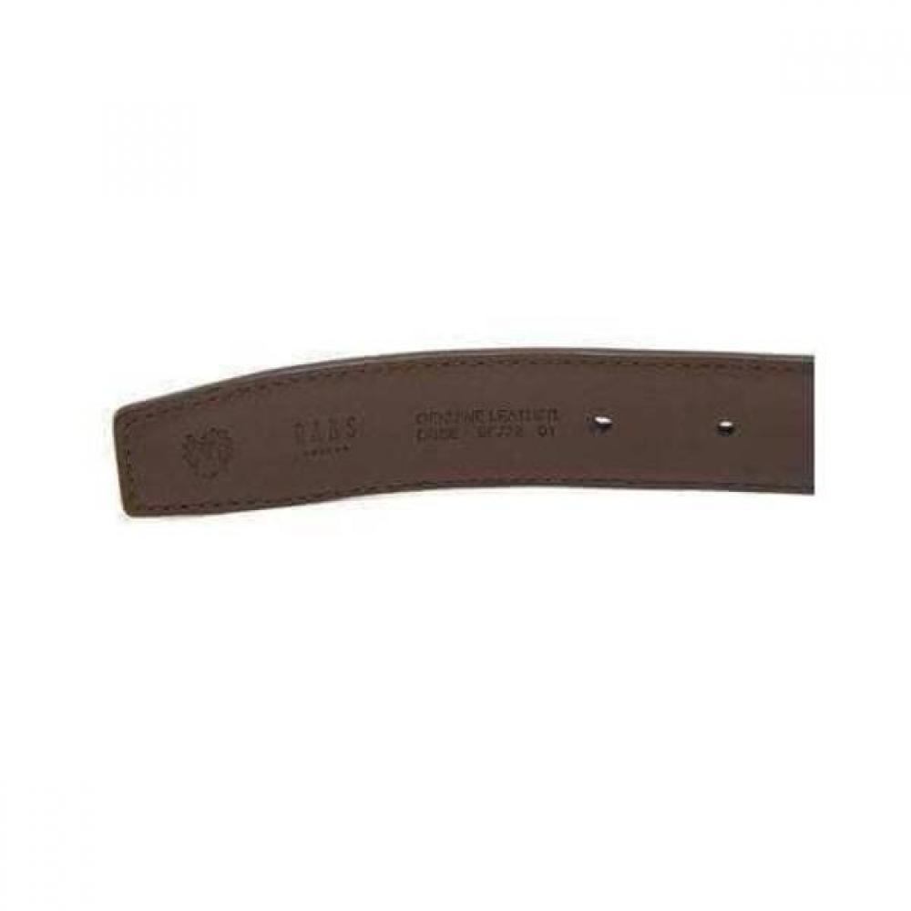 Daks Bison Belt Dark Brown Checkline Cowhide Belt Dbbe6f722bk