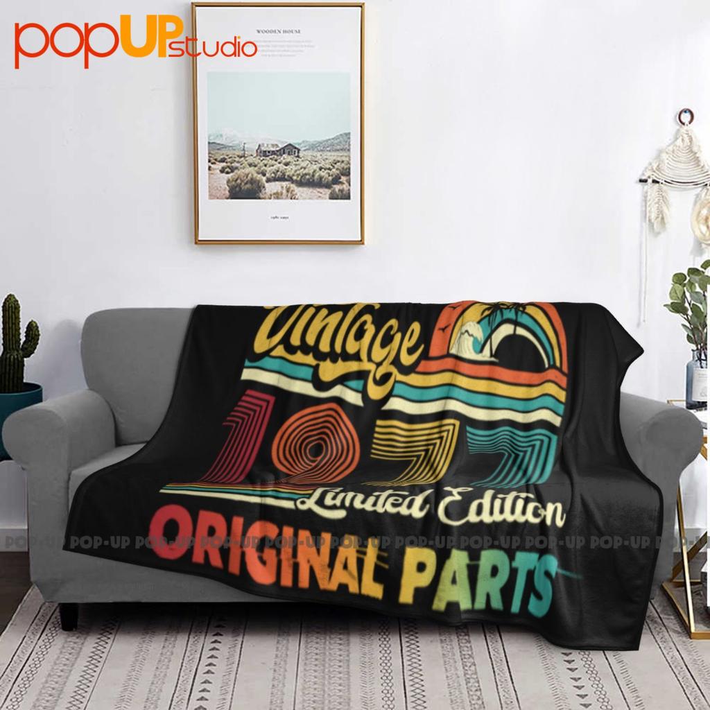 44Th Birthday Gift January 1977 44 Quarantine Birthday Ultra-Soft Blanket Quilt Winter Sofa Cover Bed Covers