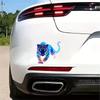 Multipurpose Decorative Vibrant Leopard Pattern Sticker Decal for Vehicle Surfaces On Motorcycle Car and Window