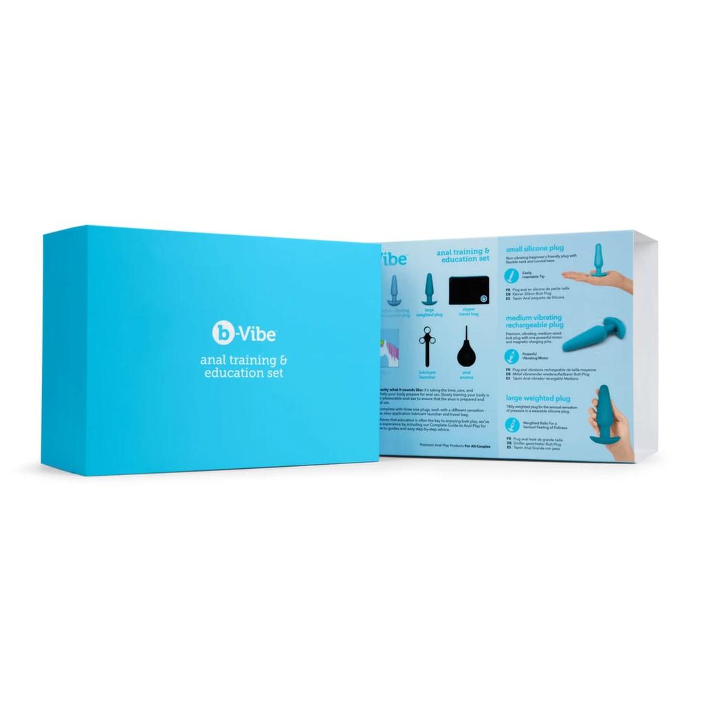 B-Vibe Anal Training & Education Set Blue