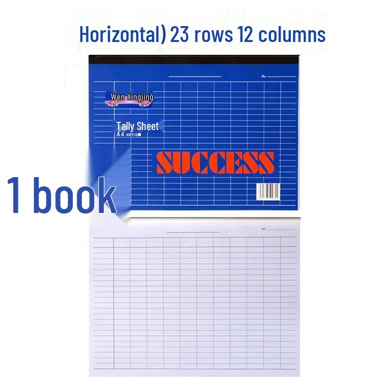 Genuine A4 Grid Inventory & Account Book Sheets