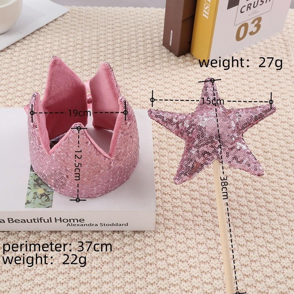 Glitter Design Party Headwear Fairy Stick Style Star Fairy Stick  Birthday Celebration