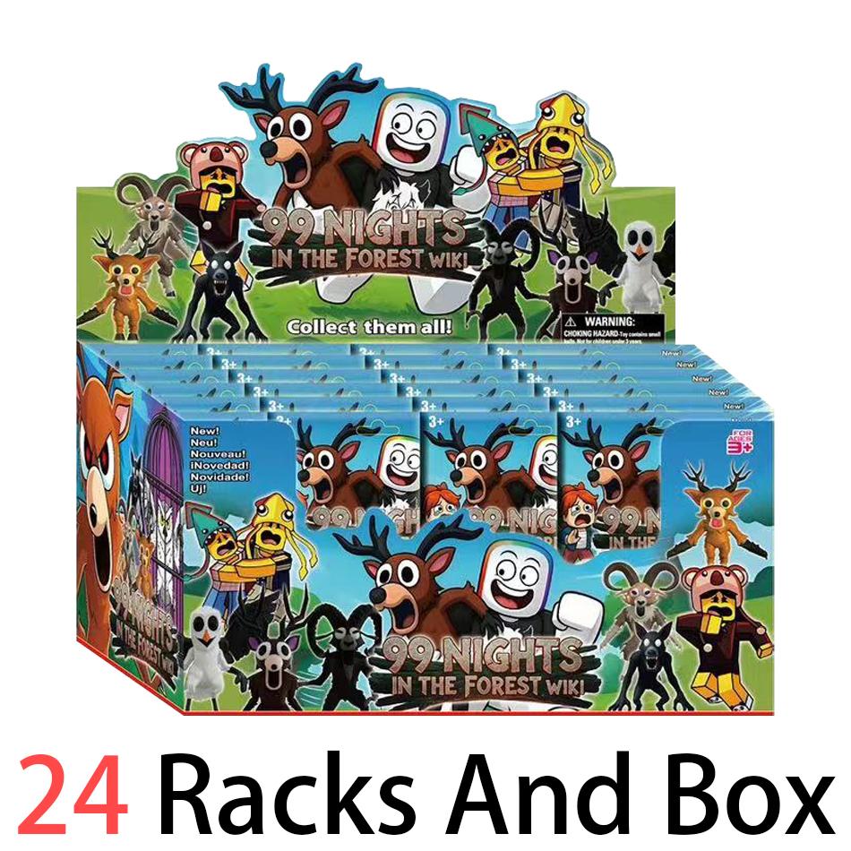 Neues 10-teiliges Set 99 Nächte im Wald Hirsch BeutelFiguren WolfsFiguren Spielzeug Ornament Dekoration Sammlung WeihnachtsSpielzeug Geschenke