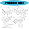 Expandable Drawer Storage Organizers Compartments Sturdy Waterproof ABS Plastic Tray For Utensils Accessories