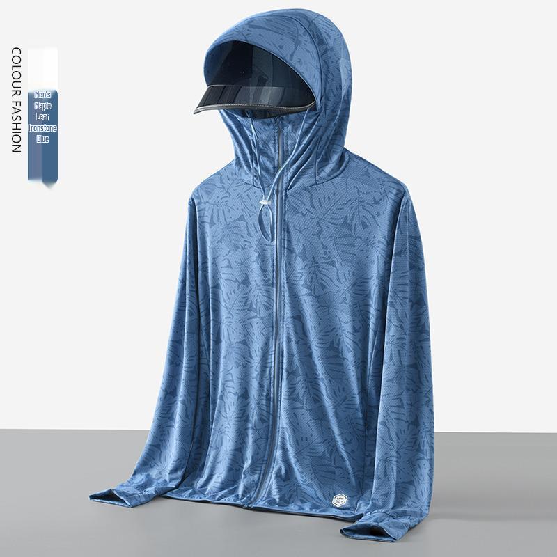 

Куртка-камуфляж из ледяного шелка с защитой от УФ-лучей: Дышащая, Легкая Летняя Экипировка для Мужчин и Женщин M