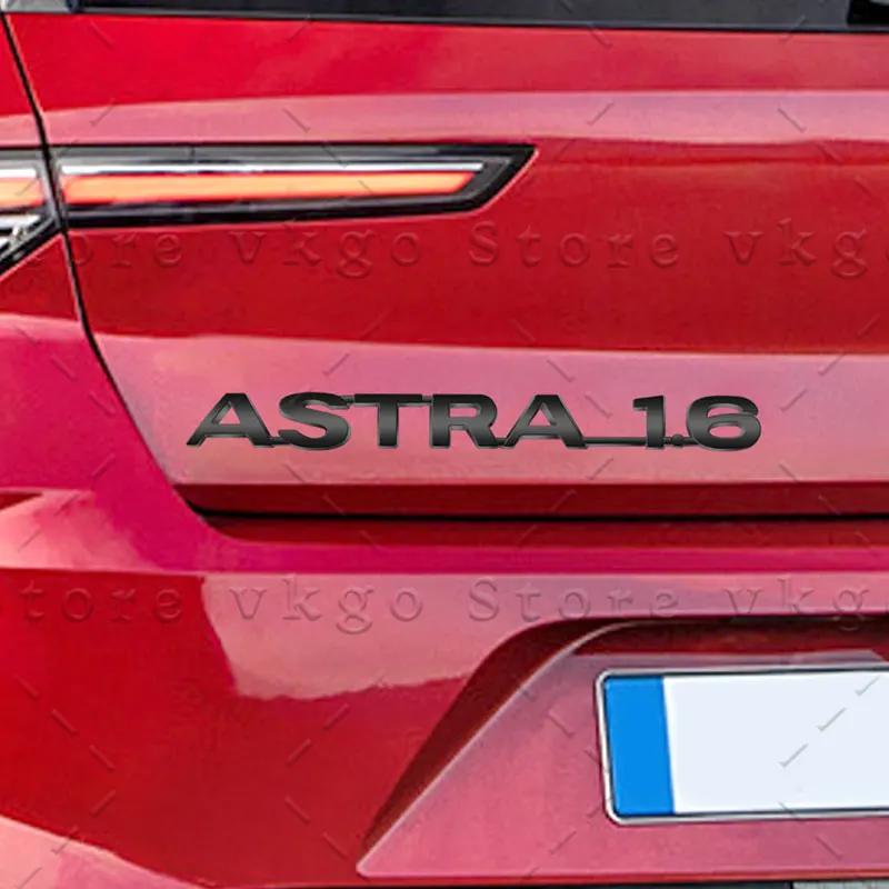 Insignia Cromada Metálica 3D Letras 1.8-16V Pegatina Emblema para Maletero Trasero Guardabarros de Coche Para Vauxhall Astra 1.6 Zafira Optima Corsa Accesorios