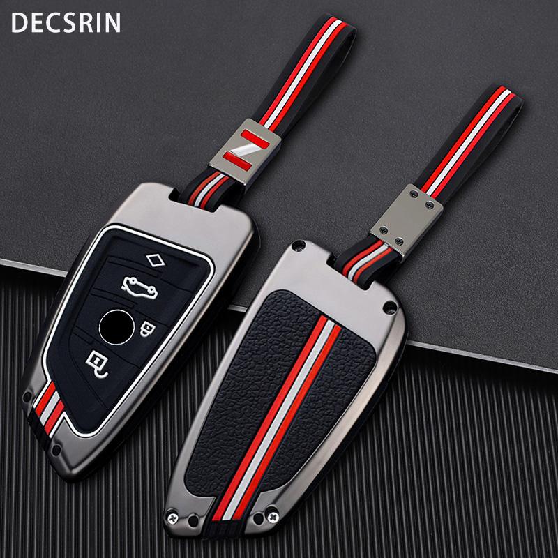 Bilnyckelfodral för BMW X1 X3 X4 X5 F15 X6 F16 G30 7-serien G11 F48 F39 520 525 F30 118i 218i 320i Bilinteriörtillbehör