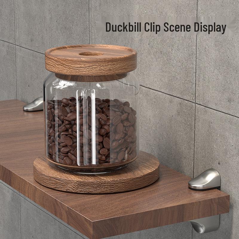 Modern Glass Partition Clip Bracket Holder - Hardware Accessory for Layer Board Fixing