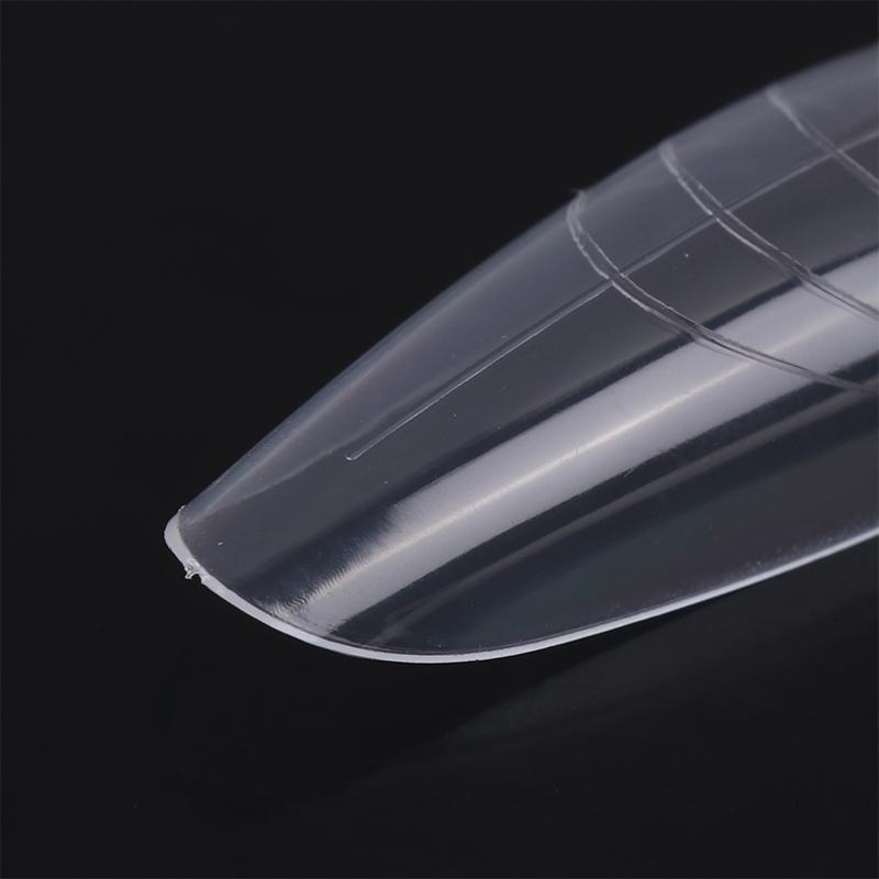 60 Adet Sandviç Tırnak Kalıpları Hızlı Tırnak Uzatma İçin Tırnak Kalıbı Başlangıç Seviyesi Profesyoneller Kadınlar İçin Plastik Tırnak Kalıbı Aletleri