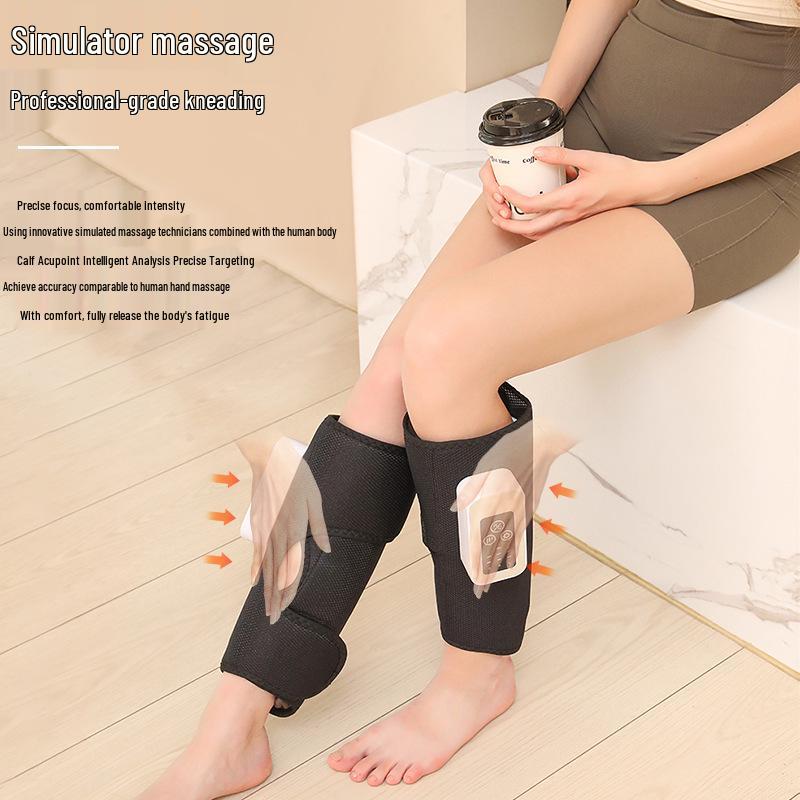 Cross-border Air Wave Foot & Calf Massager with Heat - Top Korean & Japanese Model for Leg Slimming
