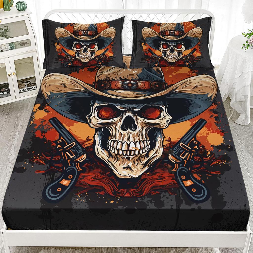 Math Galaxy Cartoon Planet Pattern Sheet Three-Piece Digital Printing Bedding Boys Girls