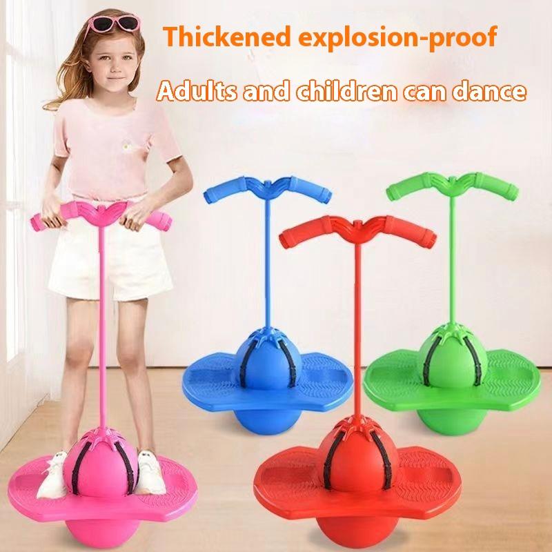 1 Set Kinder Gleichgewichtstrainingsspielzeug Hüpfball Froschhüpfen Hohe Höhe Übungsgerät Erhöhen Hochsprung Hüpfball