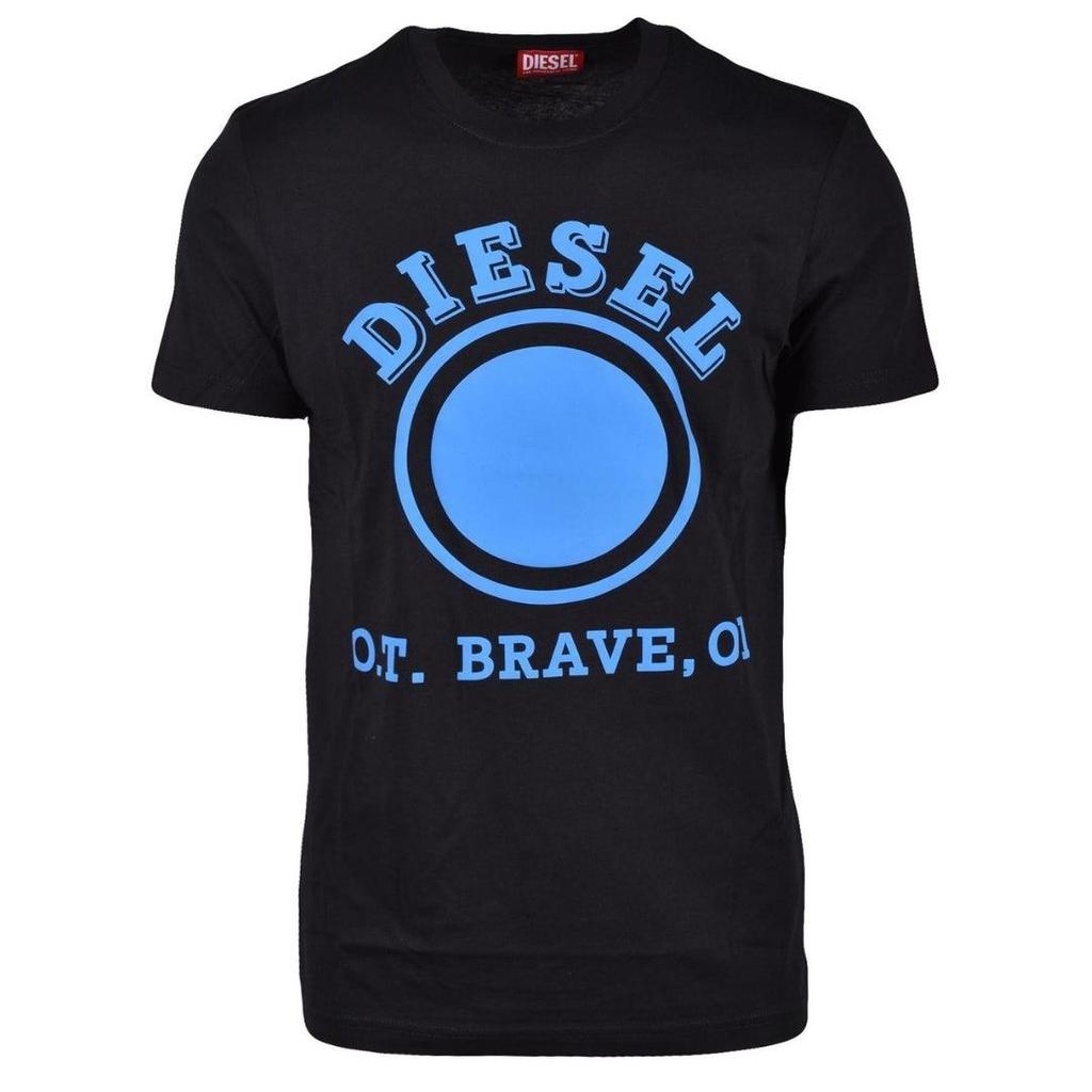 Diesel Mens Dotted Logo T-Shirt