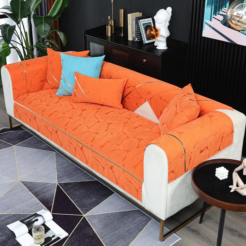 Chenille Sofa Cushion Sofa Cover Towel Four Seasons Universal Non-Slip Sofa Full Set Cushion Universal Cover Cover