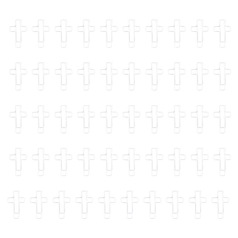 50 Pcs Journal Paper Clips Crosses Shaped Paper Clip Bookmarks Metal Paperclips Creative Planner Clips for Office